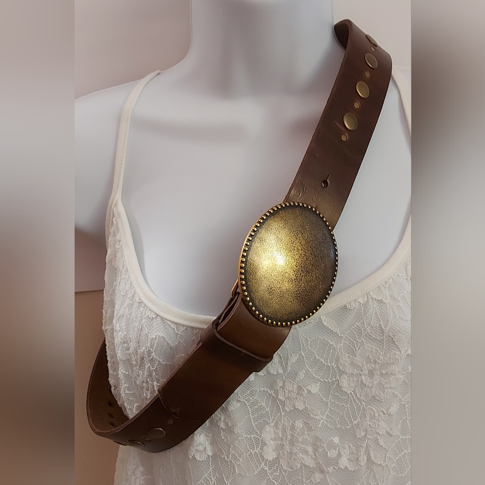 Kenneth Cole Leather Belt and Buckle